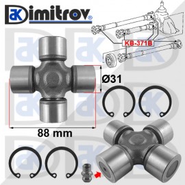 Каре кардан Ø 31 х 88 mm Mercedes VW